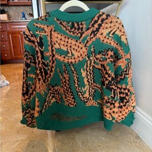 Vintage Abstract Knit Sweater